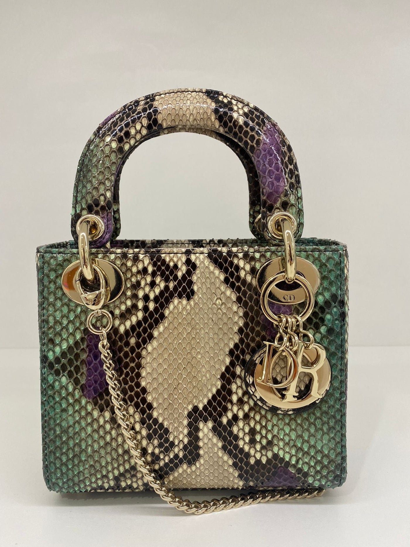 Dior Mini Lady Dior Python