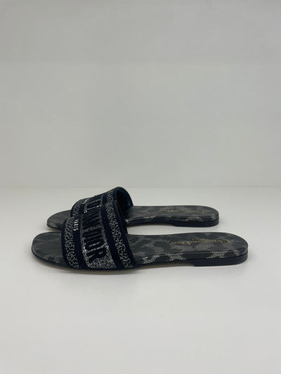Dior DWay Slides Black - Size 36