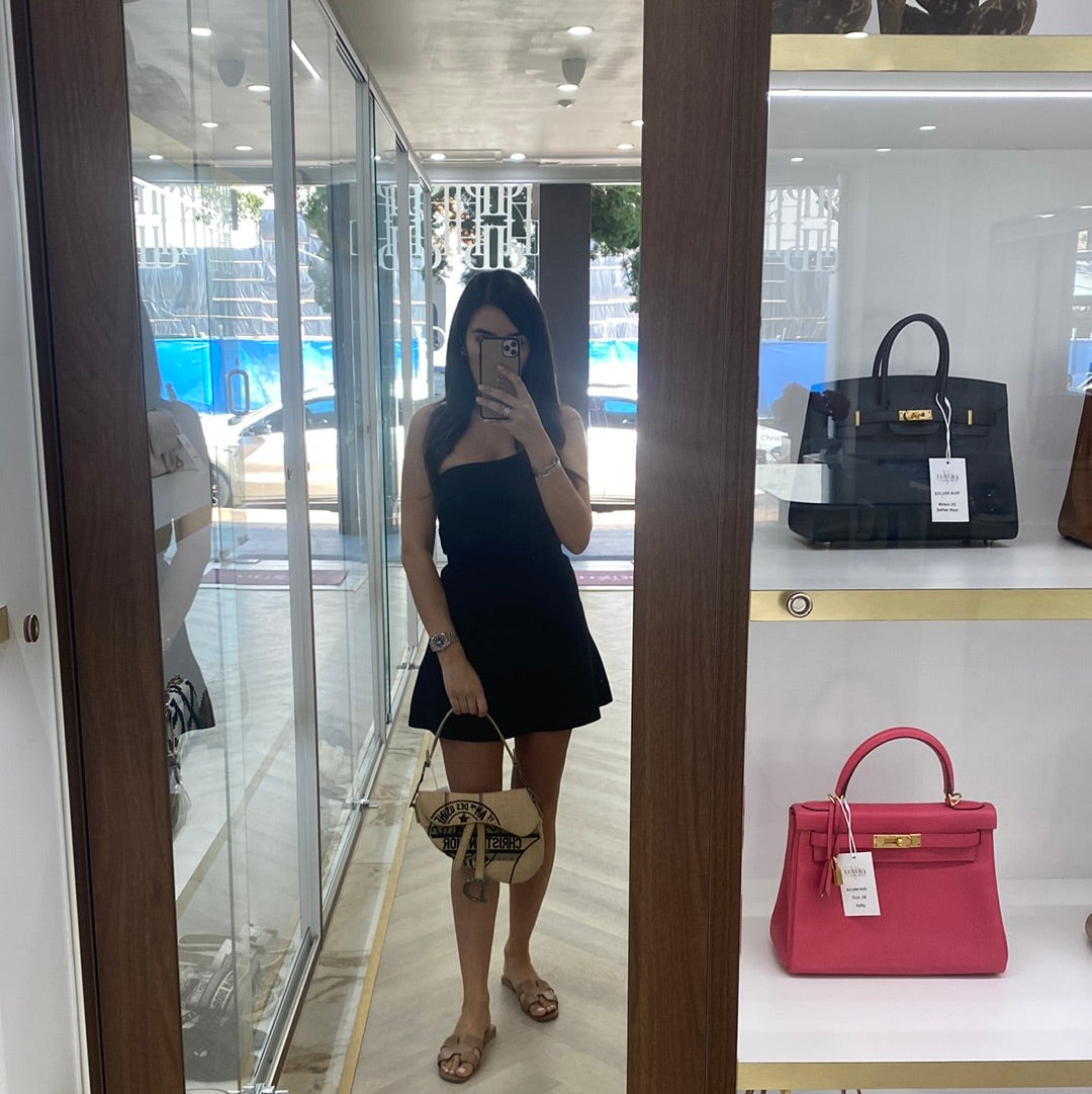 Dior Saddle Bag Woven