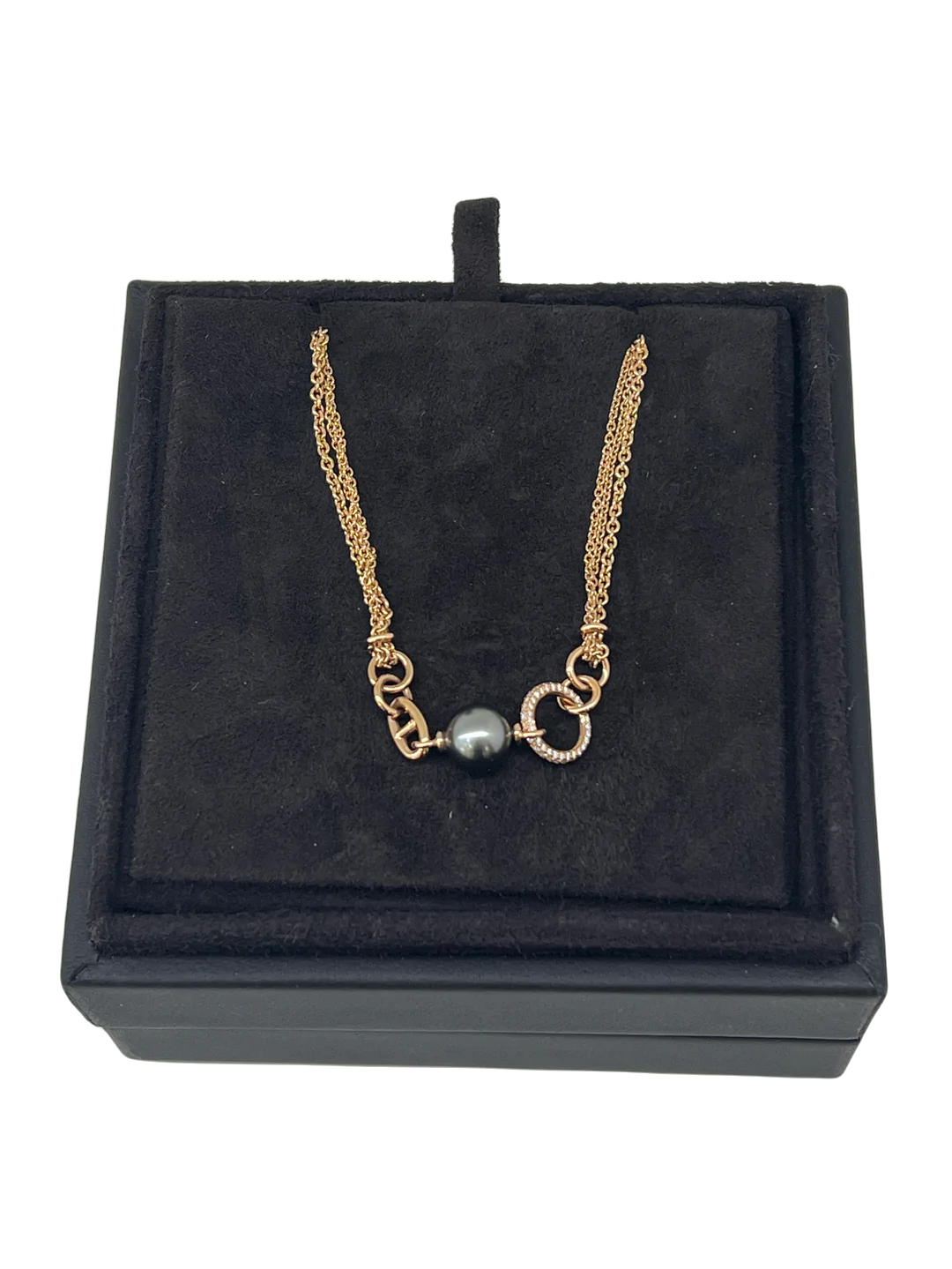 Hermes Albertine necklace - Rose Gold