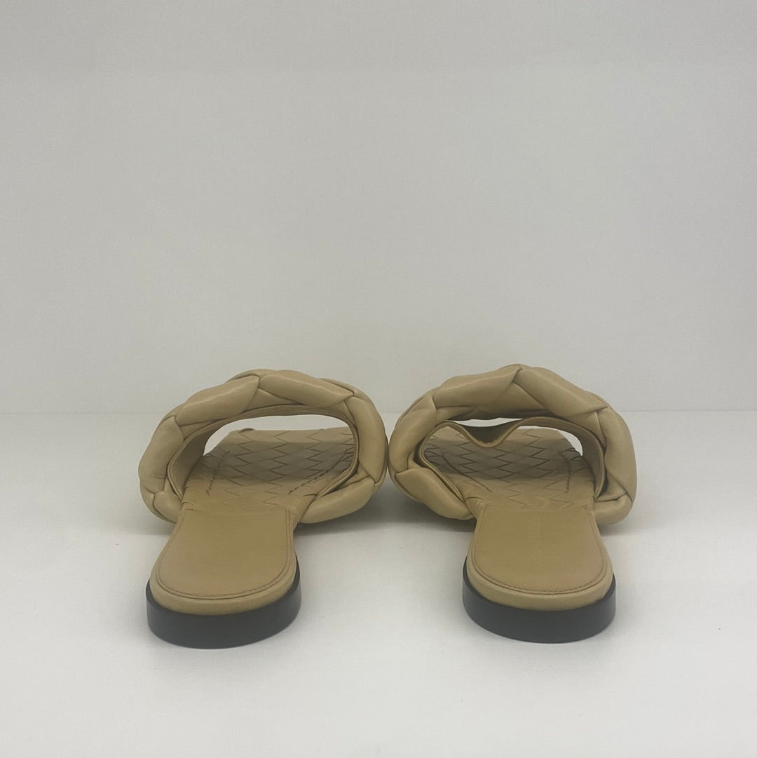 Bottega Veneta Nude Lido Mule Size 38