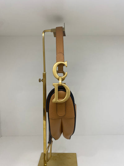 Dior Saddle Bag Tan Leather
