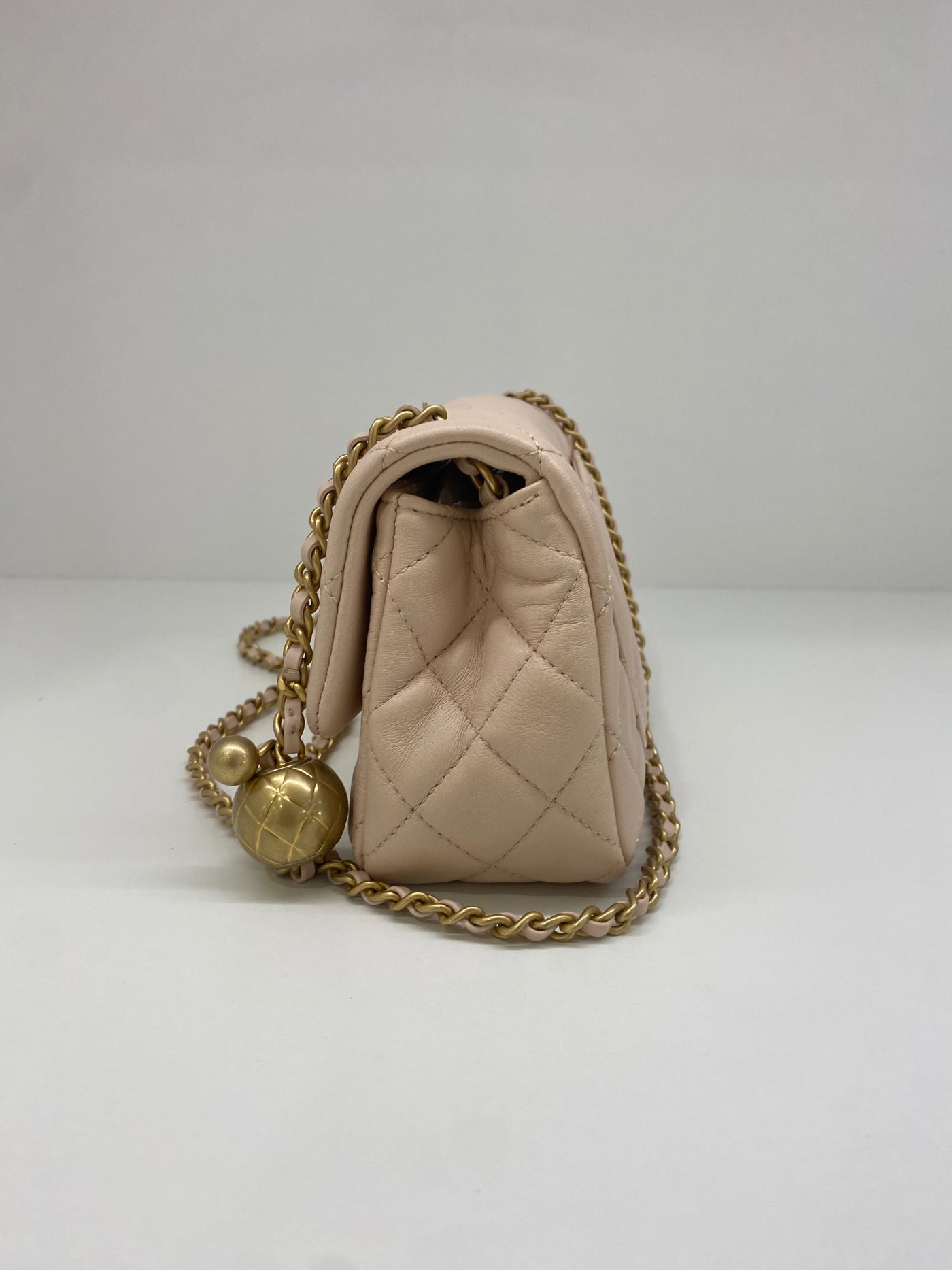 Chanel Mini Flap Bag Pearl Crush