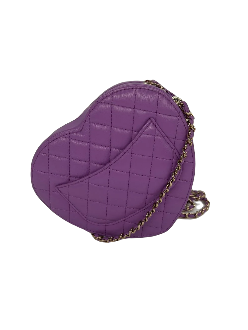 Chanel Heart Bag Large - Purple CGHW - SOLD