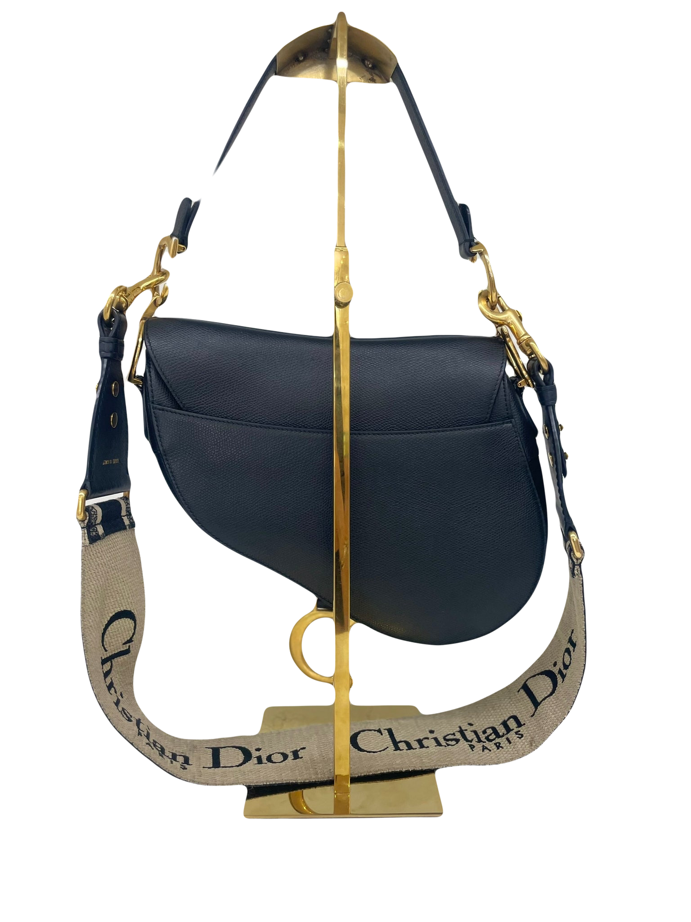 Dior Saddle Bag - Medium Black