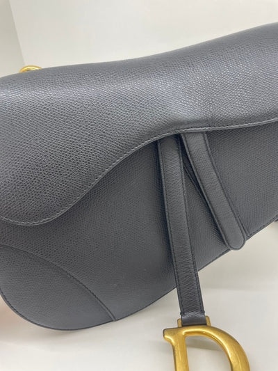 Dior Saddle Bag - Medium Black