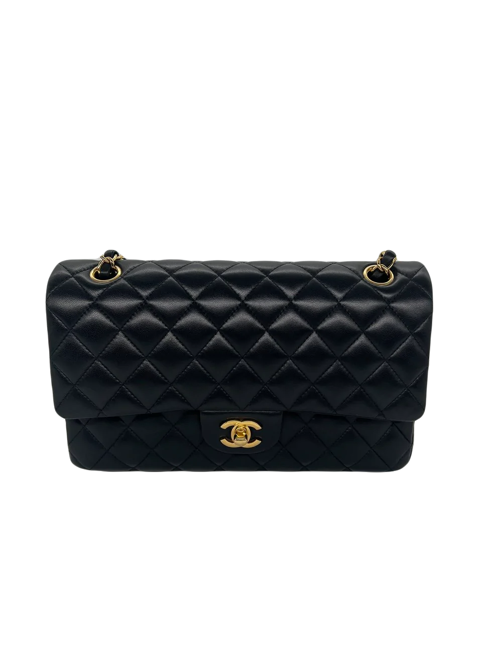 Chanel Classic Flap Bag Medium - Black Lambskin GHW - SOLD