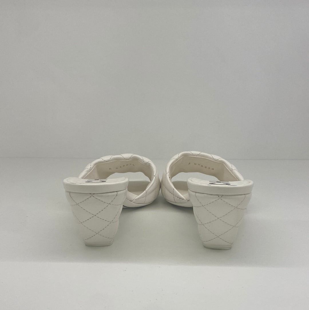 Chanel White Pumps Size 38C - SOLD