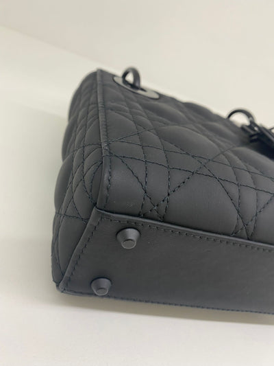 Christian Dior - Lady Dior Mini - Matte Black