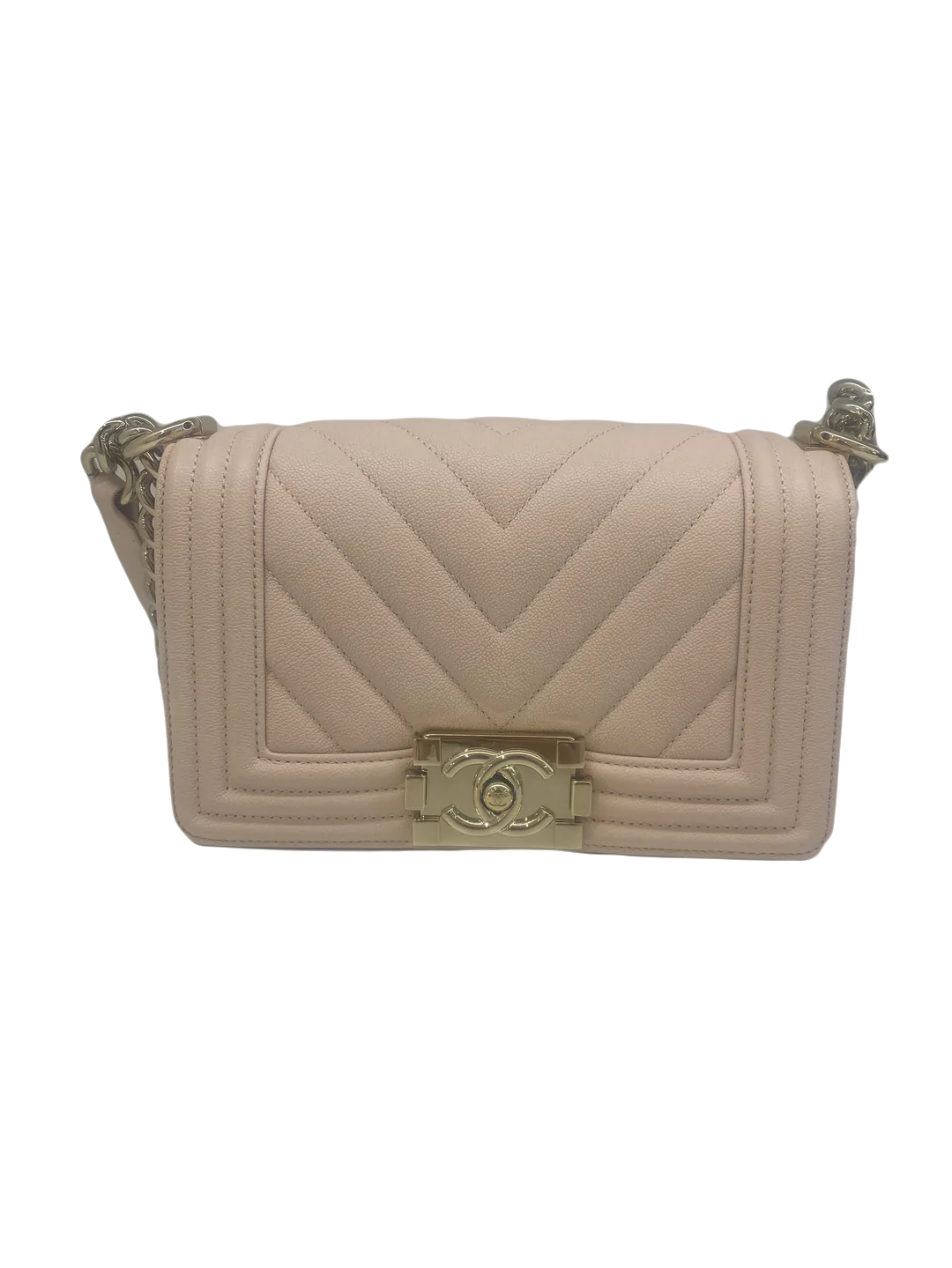 Chanel Small Boy Bag Light Pink - SOLD