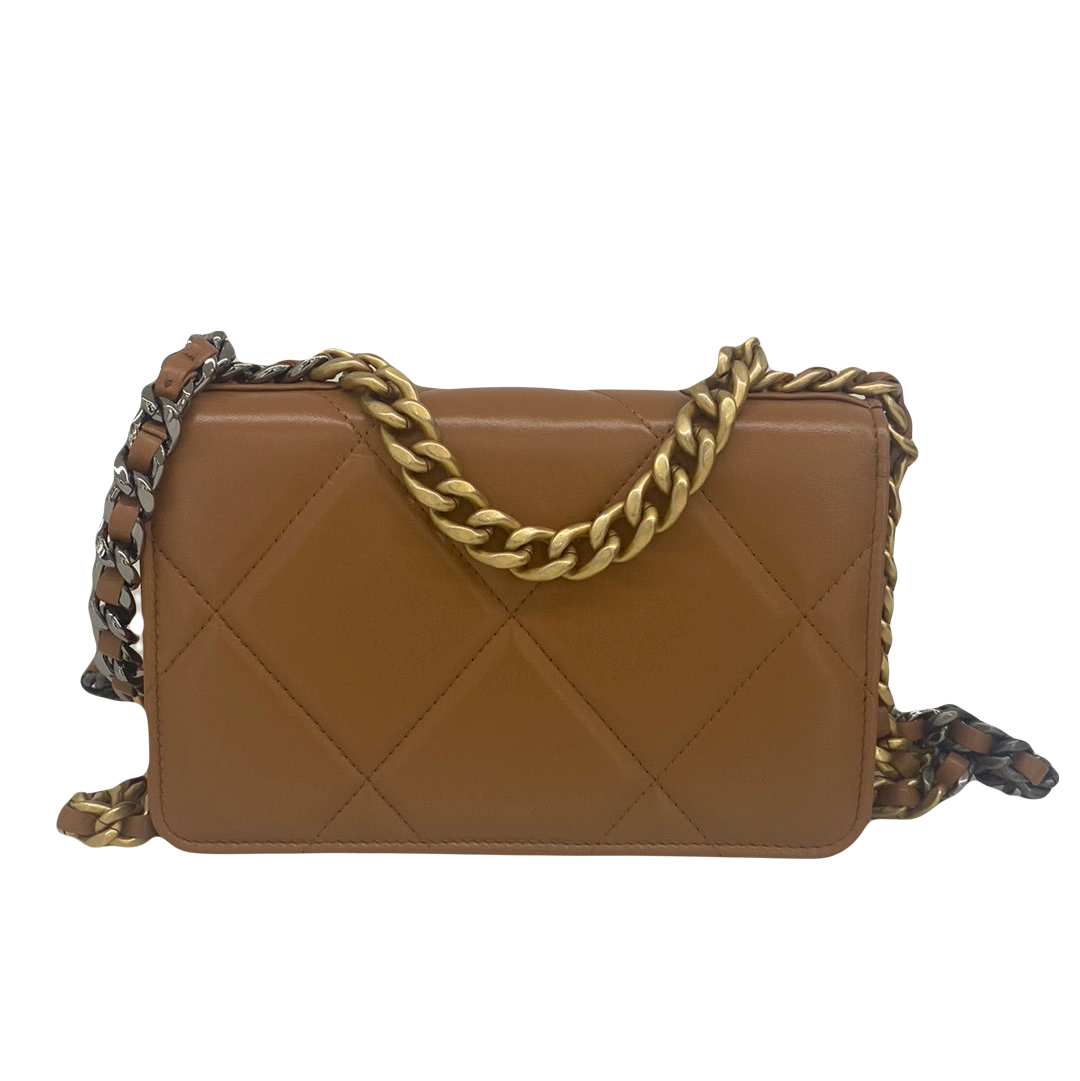 Chanel 19 WOC (Wallet on Chain) Caramel CGHW