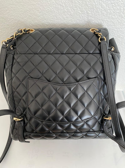 Chanel Urban Spirit Backpack Black GHW (OE)