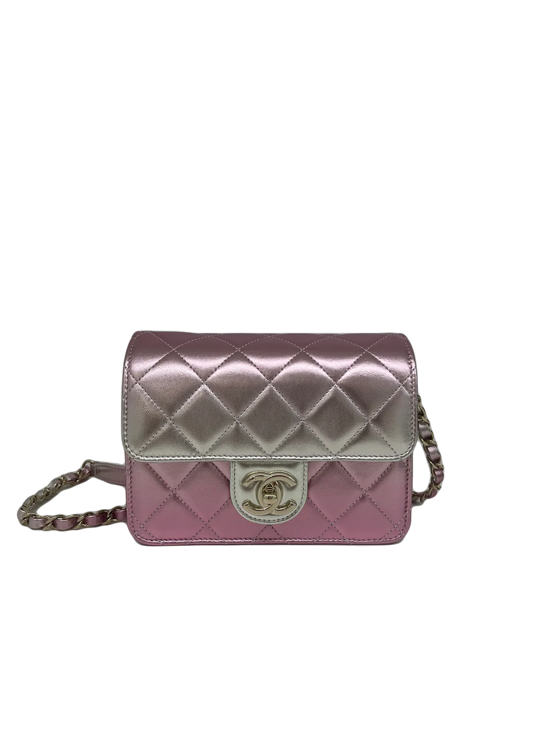 Chanel Metallic Like A Wallet Flap - Pink - SOLD