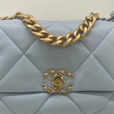 Chanel 19 Bag - Small Blue GHW