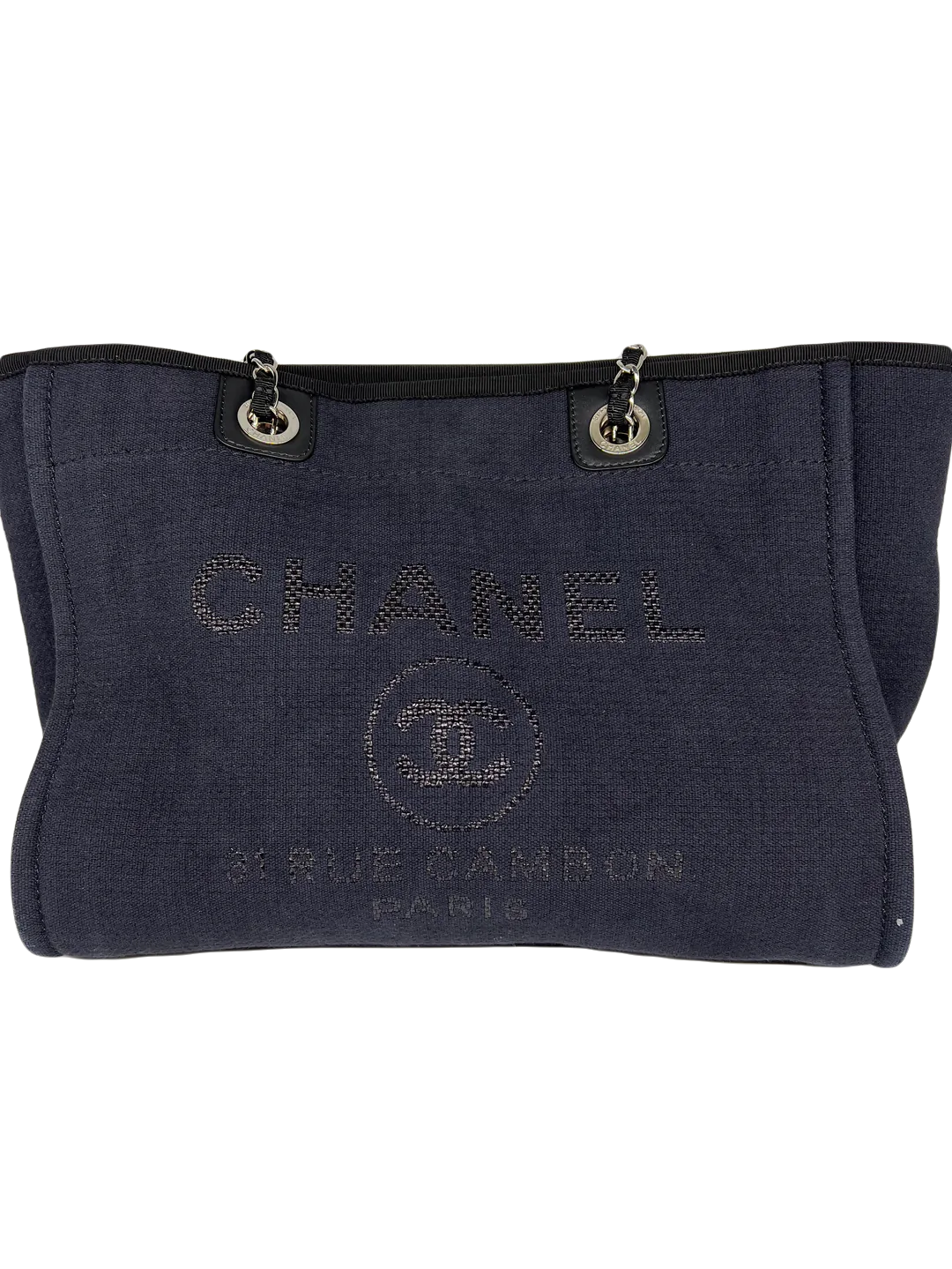Chanel Deauville Tote Bag - Small Black