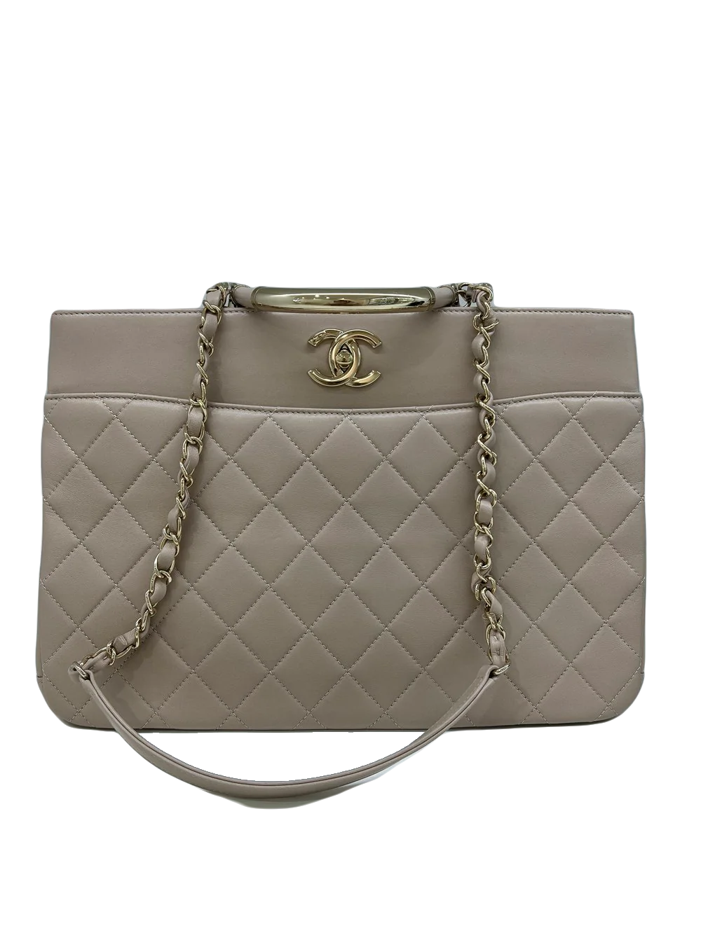 Chanel Large Carry Chic Shopper - Nude - SOLD