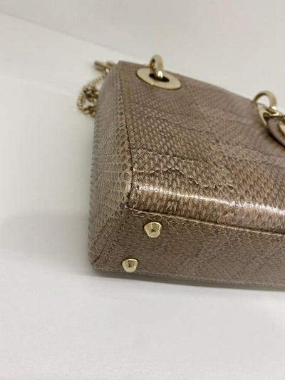 Christian Dior - Lady Dior Mini Watersnake