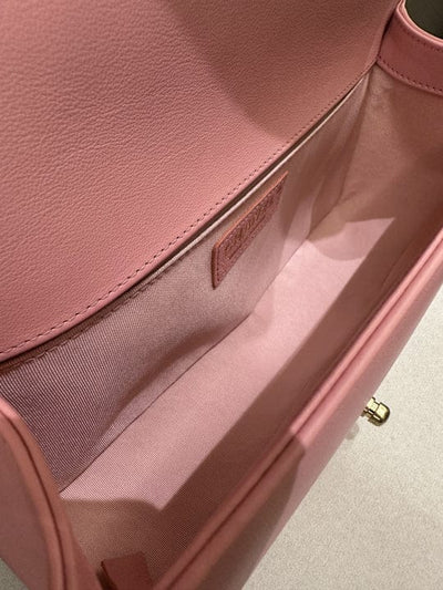 Chanel Boy Old Medium Sakura Pink GHW (OE)