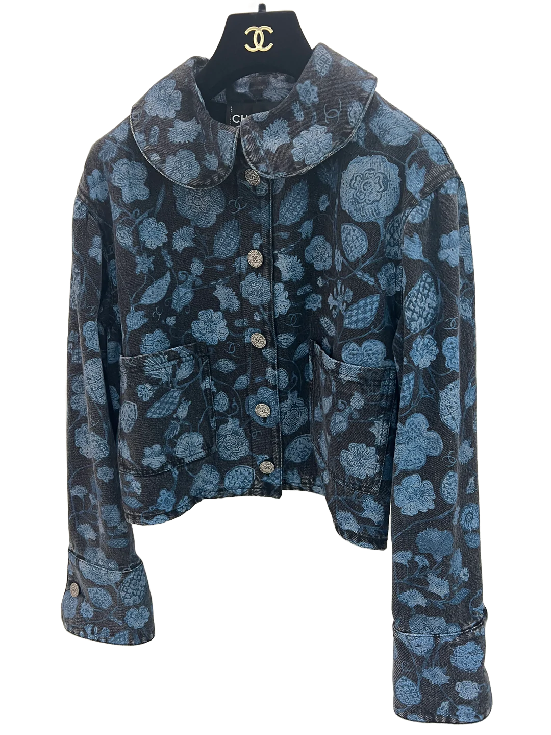Chanel Denim Jacket - Size 38 - SOLD