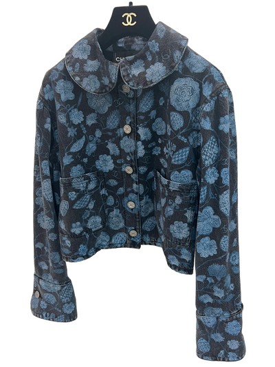 Chanel Denim Jacket - Size 38 - SOLD