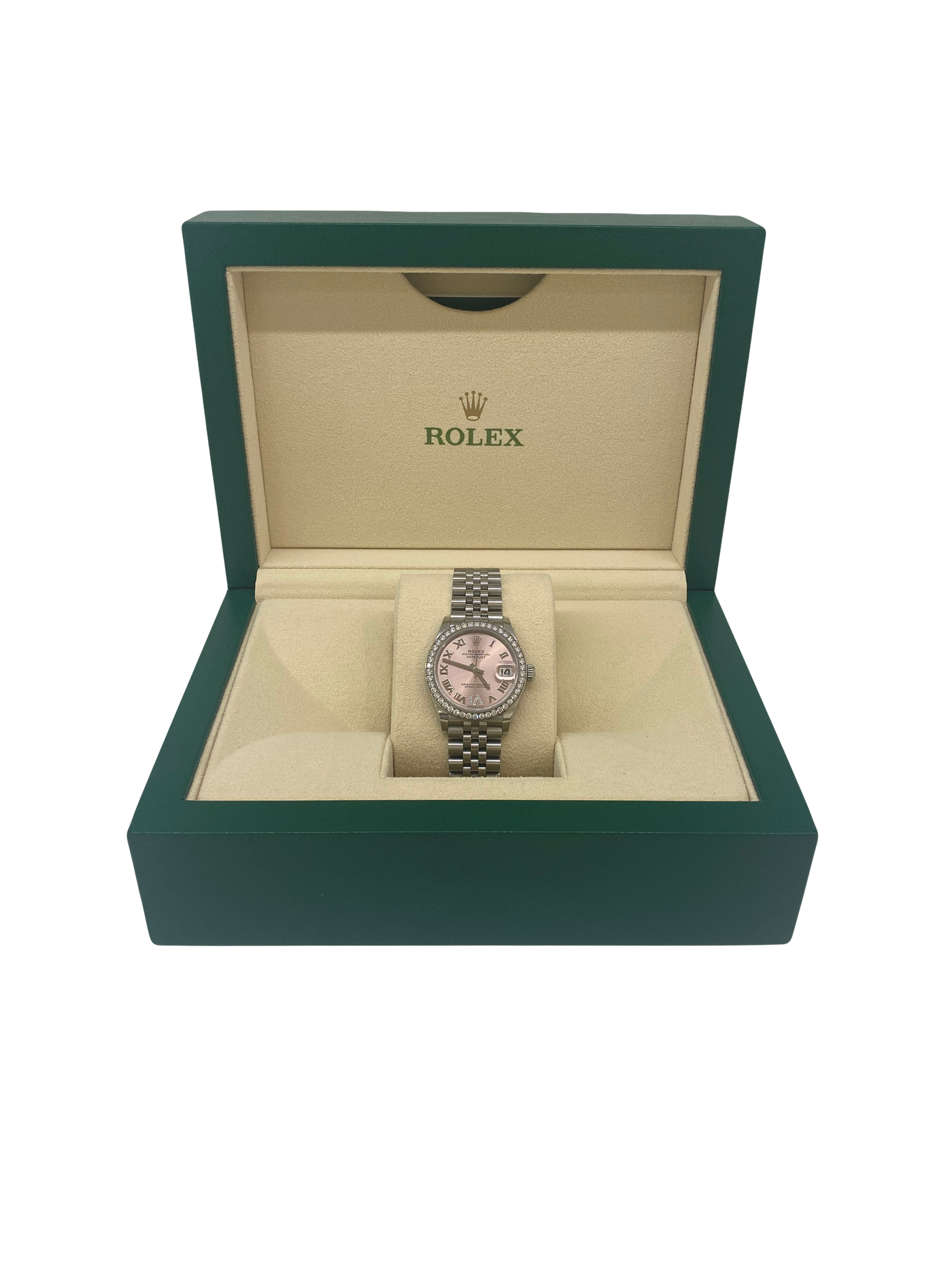 Rolex Datejust 31mm Steel with Pink Face