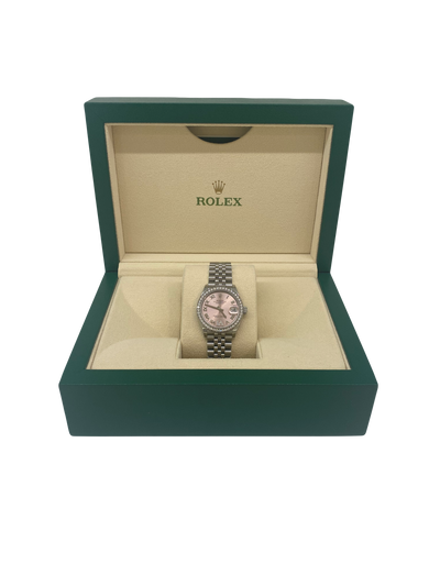 Rolex Datejust 31mm Steel with Pink Face