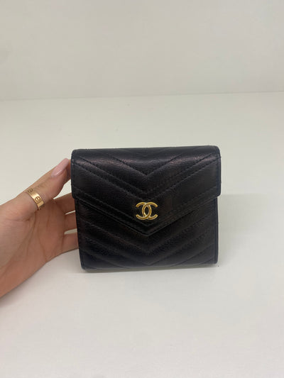 Chanel Small Flap Wallet Black