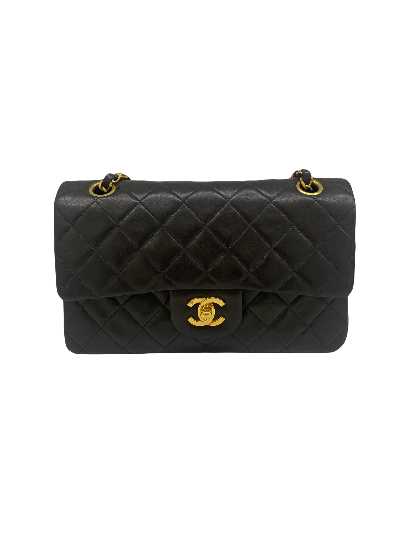 Chanel Vintage Classic Flap Dark Brown - Small GHW