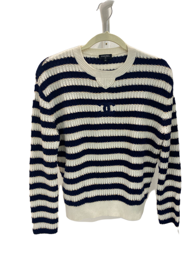 Chanel Striped Jumper Size 40 - SOLD