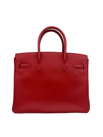 Hermes Birkin 30 Rouge Casaque GHW