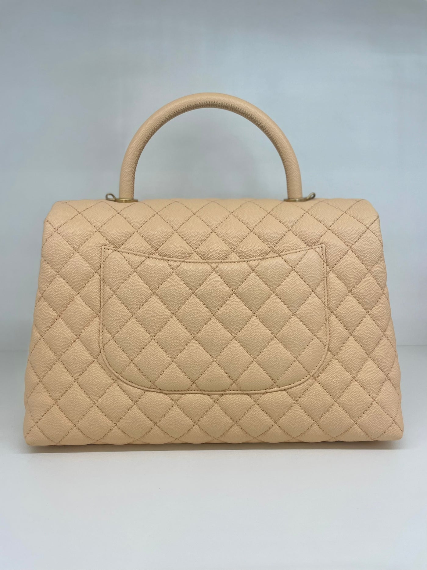 Chanel Coco Handle Beige Large PH Luxury Consignment