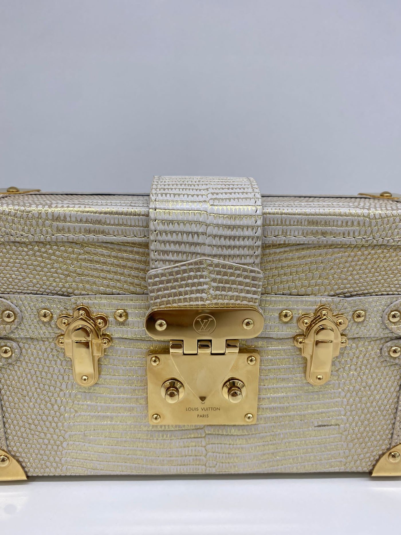 Petite Malle Lezard - Handbags