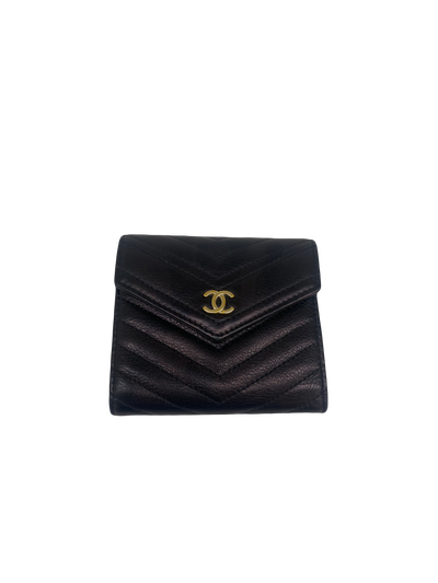 Chanel Small Flap Wallet Black