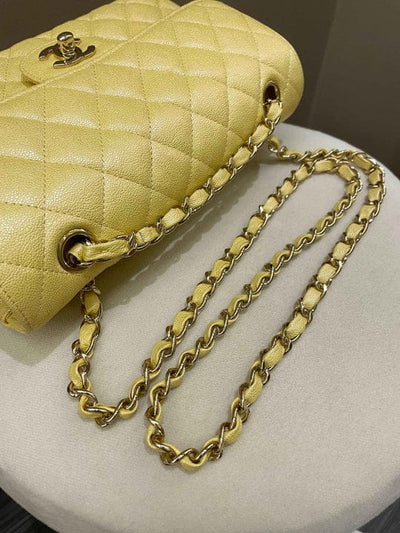 Chanel 19S Classic Flap Small - Yellow (OE)