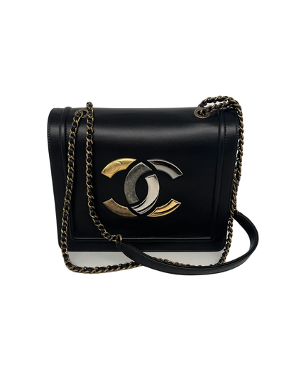 Chanel Bag Black Two Toned Flap bag - SOLD