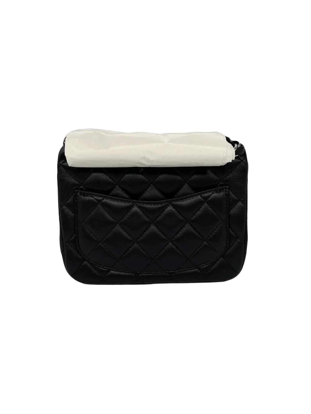 Chanel Classic Flap Bag Mini Square Black SHW - SOLD