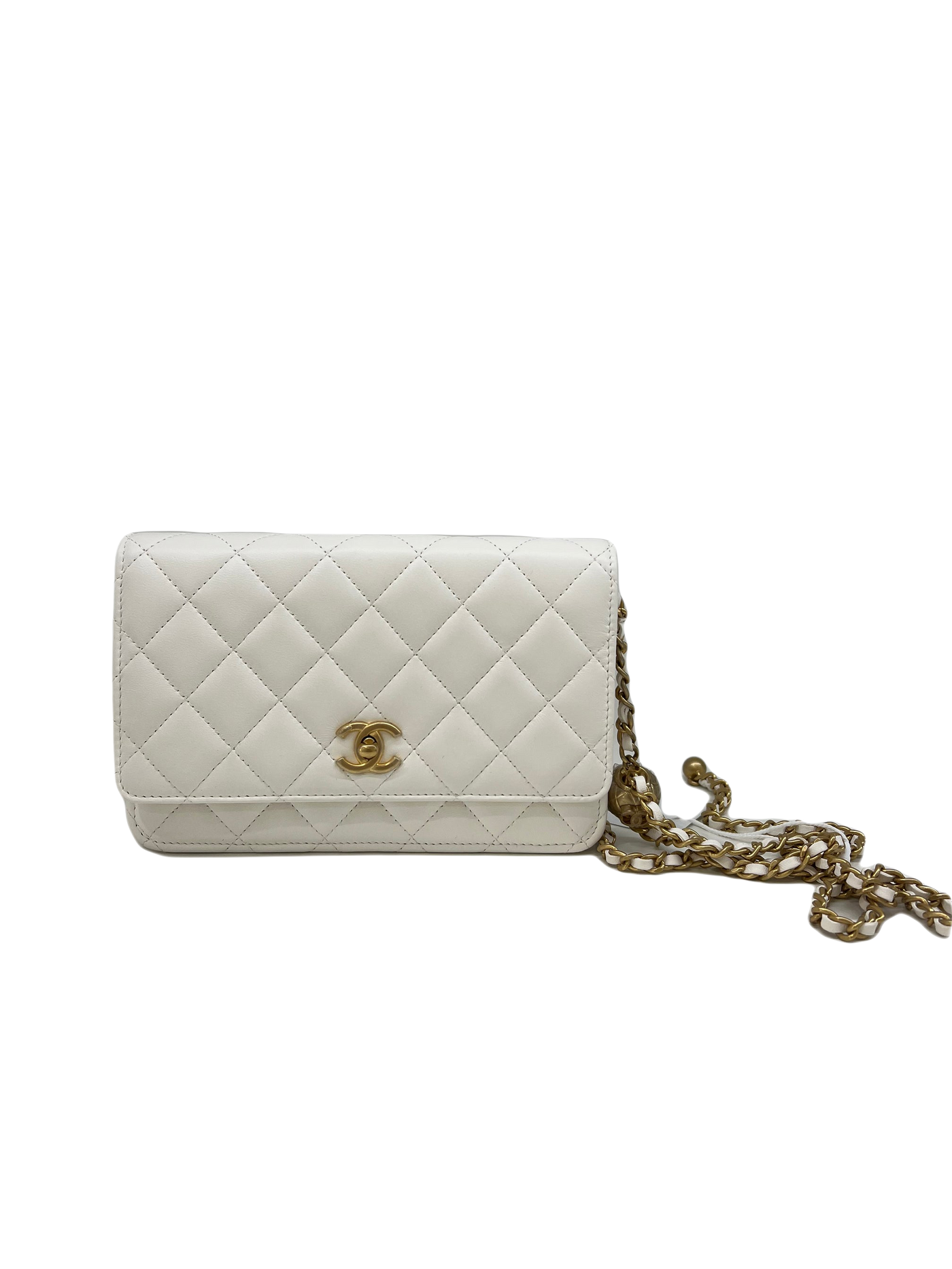 Chanel WOC (Wallet on Chain) Pearl Crush - White GHW - SOLD