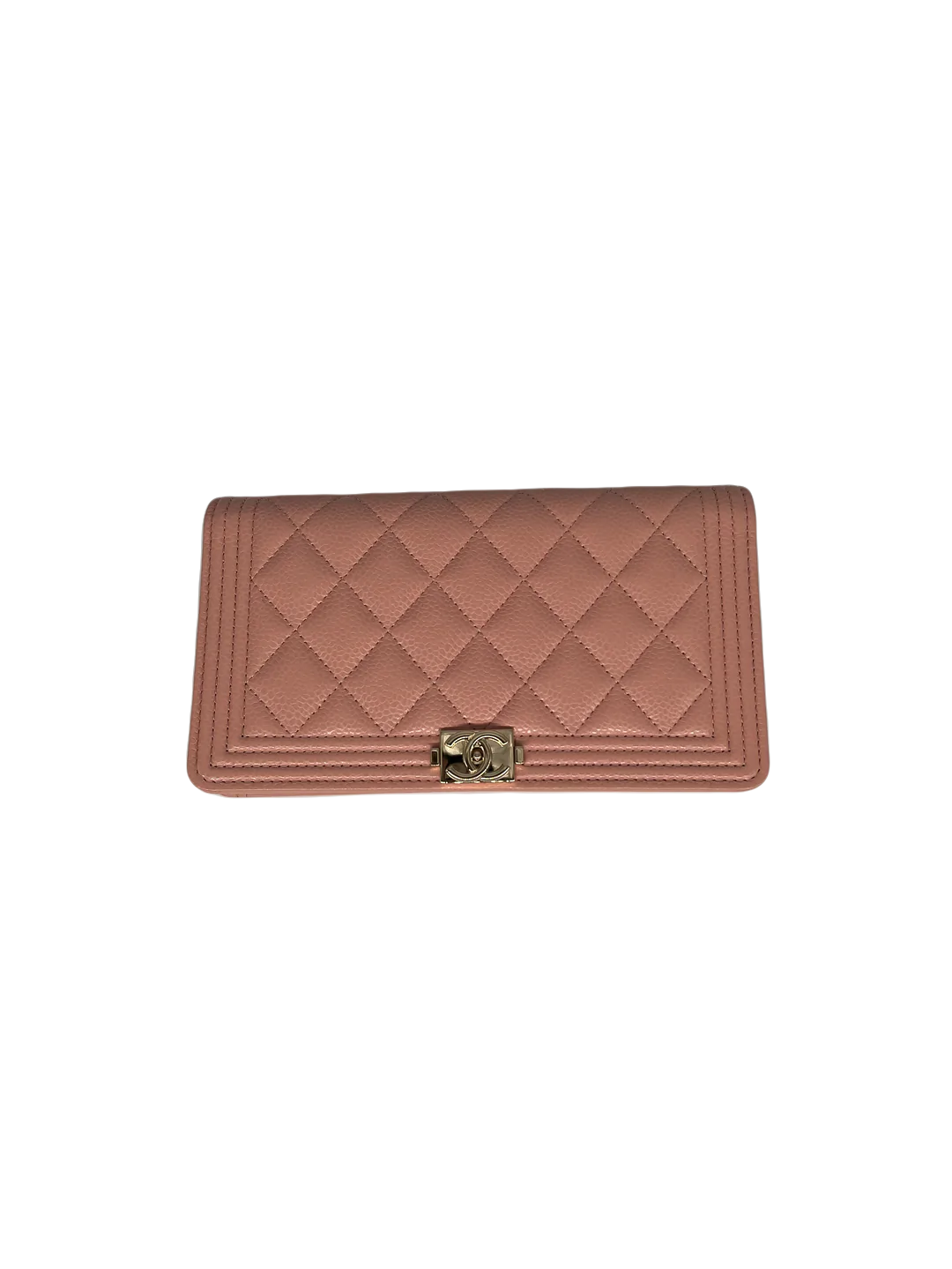 Chanel Boy Wallet Peach -SOLD
