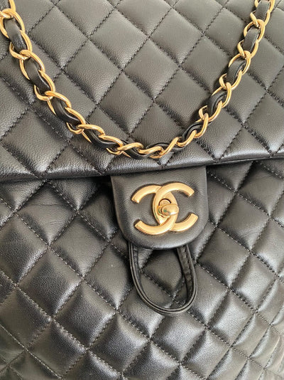 Chanel Urban Spirit Backpack Black GHW (OE)