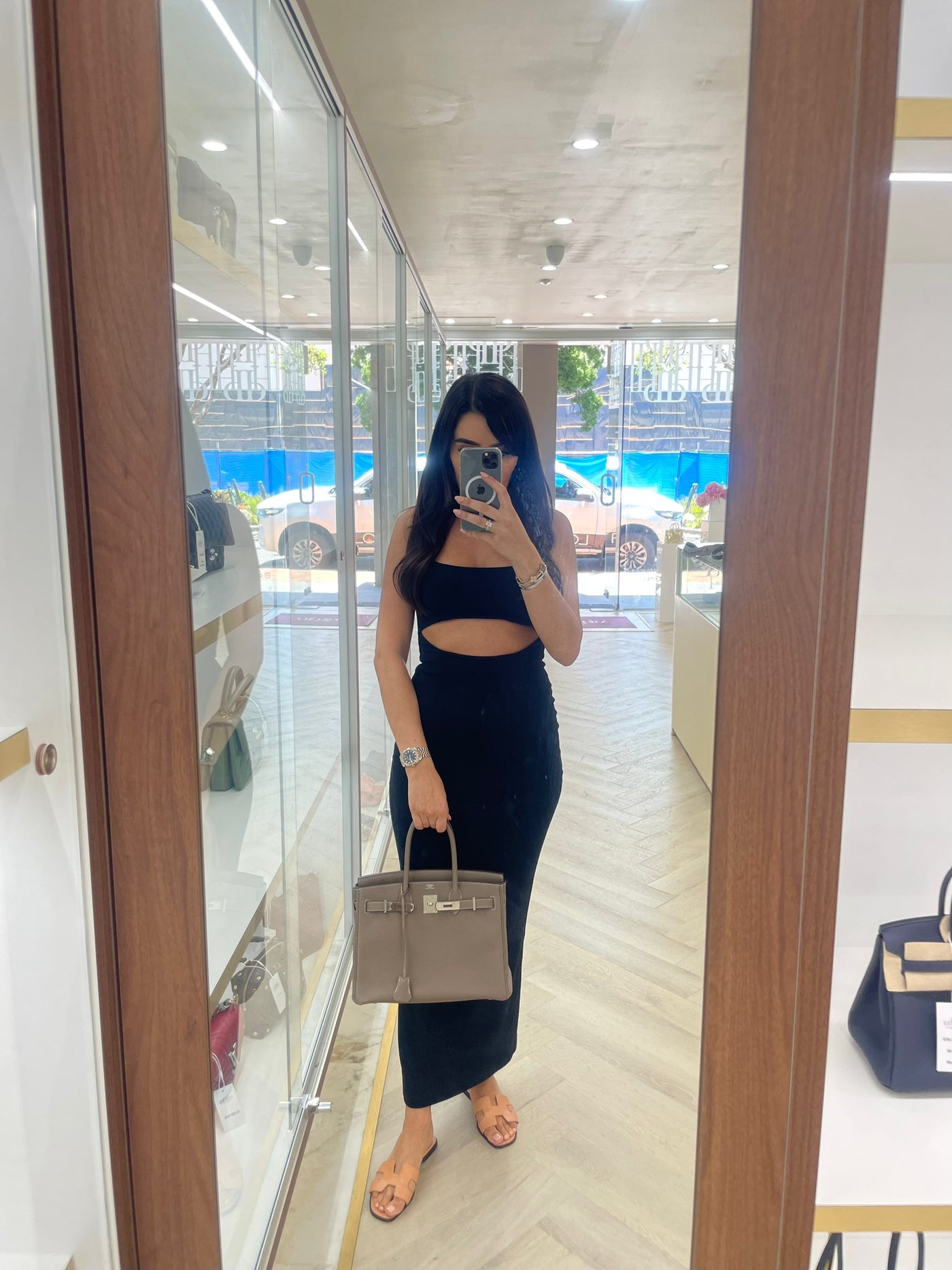 Hermes Birkin 30 Etoupe PHW Stamp A