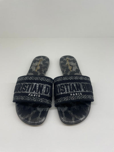 Dior DWay Slides Black - Size 36