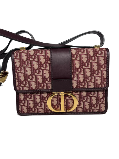 Christian Dior 30 Montaigne Bag - Burgundy