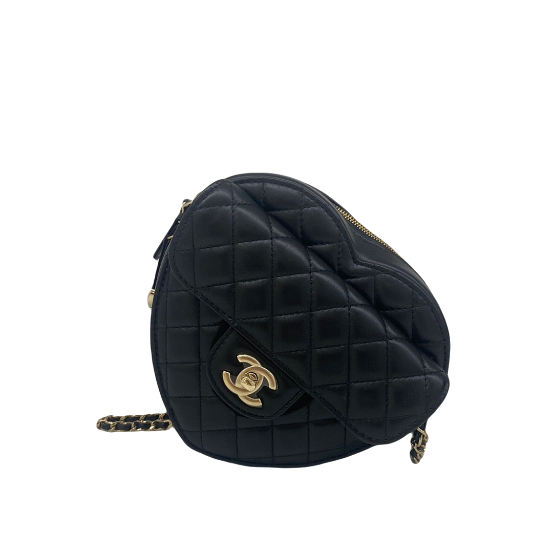 Chanel Heart Bag Large - Black CGHW - SOLD