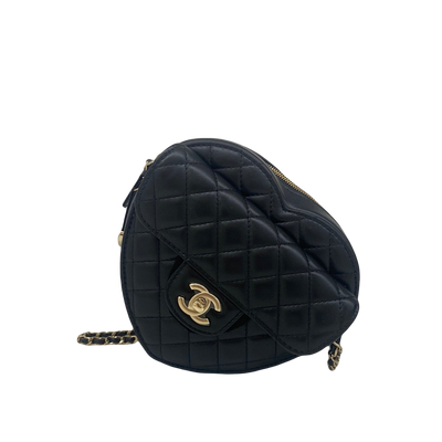 Chanel Heart Bag Large - Black CGHW - SOLD
