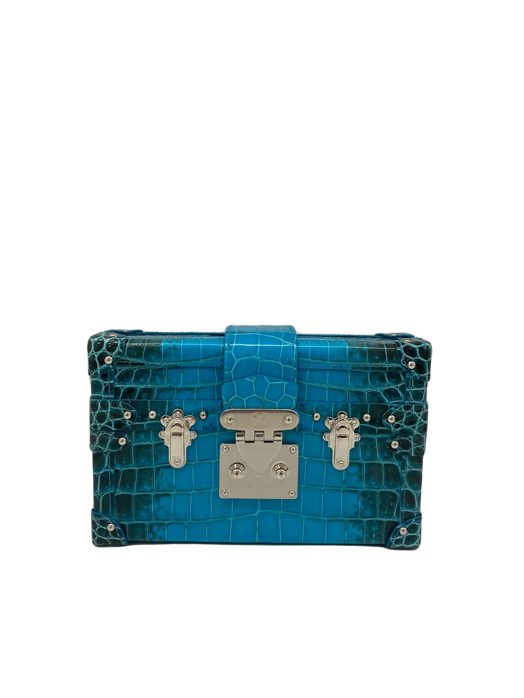 Louis Vuitton Petite Malle Blue  - Sahara Alligator