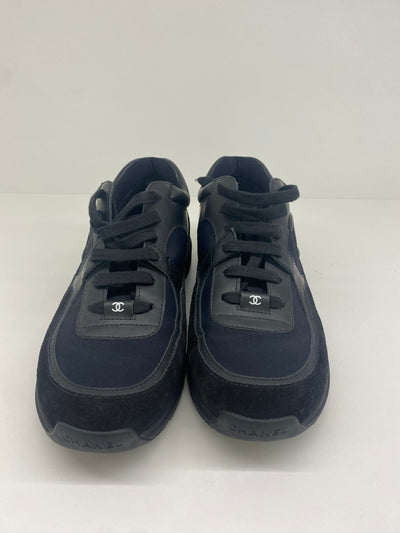 Chanel CC Black Sneakers - Size 41